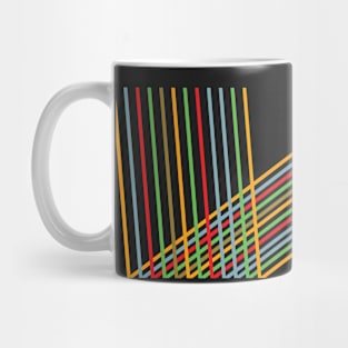 Retro Lines Pattern Mug